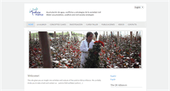 Desktop Screenshot of justiciahidrica.org